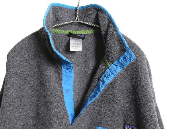 パタゴニア シンチラ スナップT メンズ L 11年製 プルオーバー フリース ジャケット ブルゾン ジャンパー アウトドア ハイネック シンプル