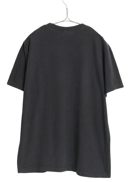 20SS USA製 シュプリーム x ノースフェイス プリント Tシャツ メンズ L / 地球 アート イラスト ヘビーウェイト コットン ボックス ロゴ 黒
