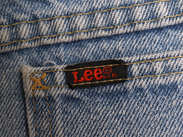 80s USA製 ★ Lee 203 デニム パンツ メンズ 31 34 ヴィンテージ ジーンズ ジーパン ジッパーフライ スリム テーパード 42 TALON 革パッチ