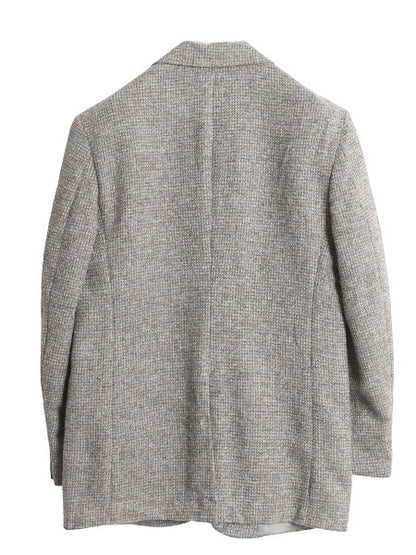 80s USA製 ハリスツイード テーラード ジャケット メンズ L 程/ ヴィンテージ ブレザー ツイード ウール トラッド カジュアル マルチカラー