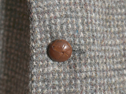 80s USA製 ハリスツイード テーラード ジャケット メンズ L 程/ ヴィンテージ ブレザー ツイード ウール トラッド カジュアル マルチカラー