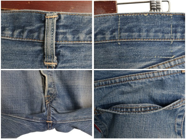60s 70s ★ リーバイス 501 BIG E デニム パンツ メンズ 34 29 / 後期 ヴィンテージ インディゴ 赤耳 セルビッジ ストレート ボタンフライ