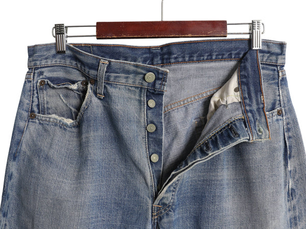 60s 70s ★ リーバイス 501 BIG E デニム パンツ メンズ 34 29 / 後期 ヴィンテージ インディゴ 赤耳 セルビッジ ストレート ボタンフライ