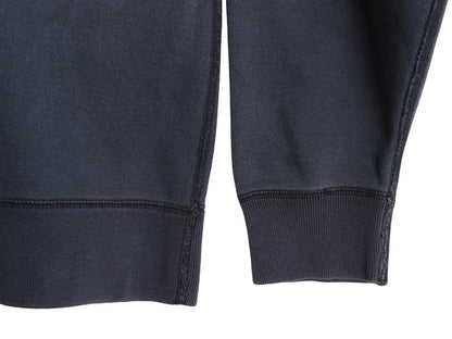  00s オールド ギャップ スウェット レディース XXL メンズ L 程 古着 トレーナー 裏起毛 ショート丈 短丈 大きいサイズ ロゴ刺繍 ネイビー