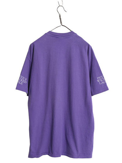 90s USA製 企業 メッセージ プリント Tシャツ メンズ XL オールド 当時物 ビール シングルステッチ ヘビーウェイト コットン 大きいサイズ