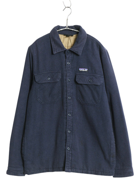 パタゴニア インサレーテッド フィヨルド フランネル シャツ ジャケット メンズ M / 古着 17年製 アウトドア ネルシャツ 中綿 キルティング