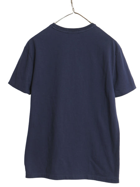 ポロベア ポロ ラルフローレン プリント 半袖 Tシャツ メンズ レディース S / 古着 キャラクター コットン カットソー シングルステッチ 紺