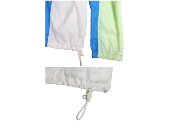 90s ナイキ フルジップ ナイロン トラック ジャケット レディース L メンズ M 銀タグ オールド ウインドブレーカー フルジップ 収納 フード