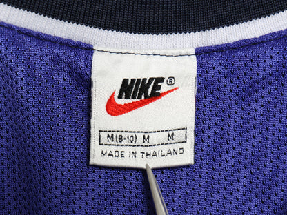 90s ナイキ Vネック プルオーバー ナイロン ジャケット レディース M メンズ S 程 オールド センター スモール スウッシュ ウォームアップ