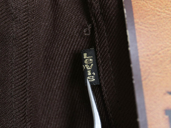 デッドストック 00s リーバイス ポリ フレア パンツ メンズ 32 34 / 新品 オールド 517 スタプレ スラックス ノータック ブーツカット 茶