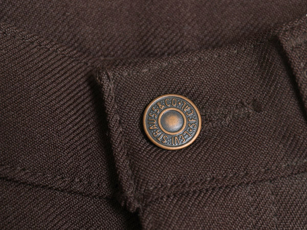 デッドストック 00s リーバイス ポリ フレア パンツ メンズ 32 34 / 新品 オールド 517 スタプレ スラックス ノータック ブーツカット 茶