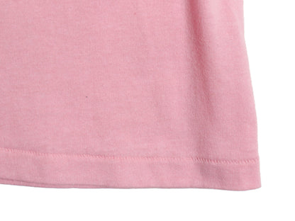 80s USA製 ラッセル 無地 半袖 Tシャツ メンズ XL 古着 ヴィンテージ ブランク トップス カットソー シングルステッチ 大きいサイズ ピンク