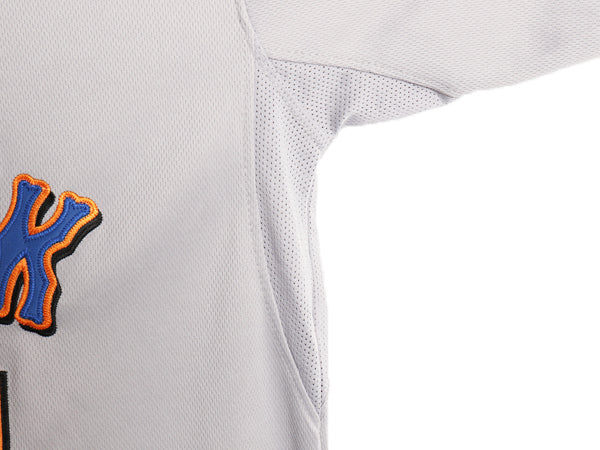 メッツ ベースボール シャツ メンズ XXL 程/ MLB オフィシャル マジェスティック 大リーグ ユニフォーム ジャージ 大きいサイズ 半袖シャツ