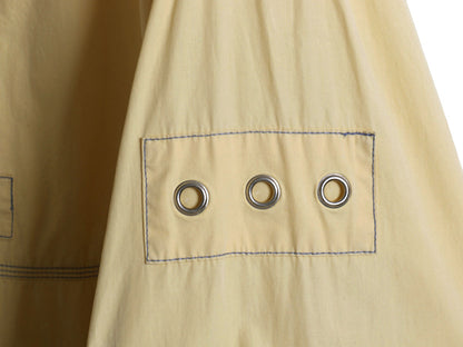 00s ★ オールド ギャップ コットン アノラック パーカー ジャケット メンズ L / プルオーバー ハーフジップ フード ヨット セーリング 黄