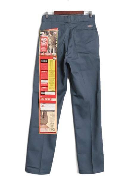 デッドストック 90s USA製 ディッキーズ 874 チノ ワーク パンツ メンズ 30 34 新品 未使用 オールド スラックス チノパン ストレート 青灰
