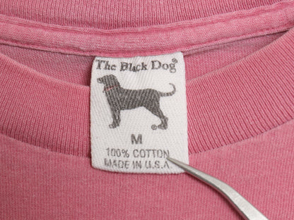 90s USA製 The Black Dog ドッグ イラスト プリント Tシャツ メンズ レディース M / オールド アニマル キャラクター アート グラフィック