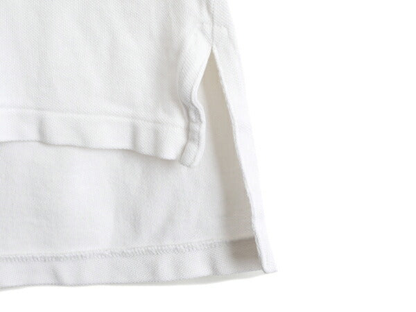 大きいサイズ XXL ■ ポロ ラルフローレン 鹿の子 半袖 ポロシャツ メンズ 2XL / POLO 半袖シャツ カスタムフィット コットン 白 フラッグ