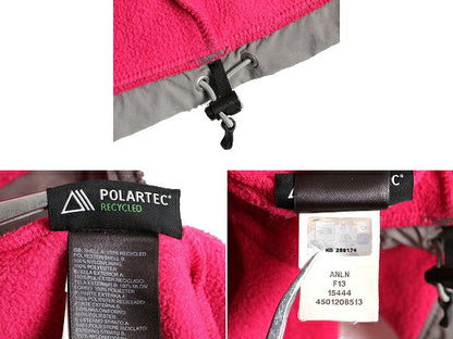 ■ ノースフェイス フード付き デナリ ジャケット レディース S / 古着 The North Face フリース ブルゾン パーカー ジャンパー 2トーン 灰