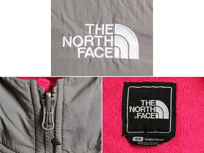 ■ ノースフェイス フード付き デナリ ジャケット レディース S / 古着 The North Face フリース ブルゾン パーカー ジャンパー 2トーン 灰