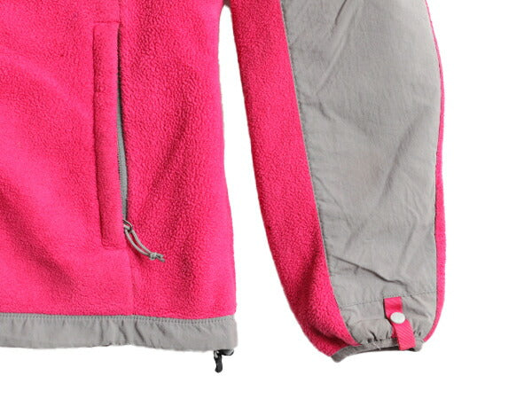■ ノースフェイス フード付き デナリ ジャケット レディース S / 古着 The North Face フリース ブルゾン パーカー ジャンパー 2トーン 灰