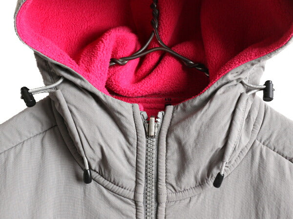 ■ ノースフェイス フード付き デナリ ジャケット レディース S / 古着 The North Face フリース ブルゾン パーカー ジャンパー 2トーン 灰