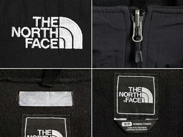 ■ ノースフェイス デナリ ジャケット レディース S / 古着 The North Face DENALI アウトドア フリース ナイロン ブルゾン ジャンパー 黒