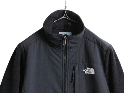 ■ ノースフェイス デナリ ジャケット レディース S / 古着 The North Face DENALI アウトドア フリース ナイロン ブルゾン ジャンパー 黒