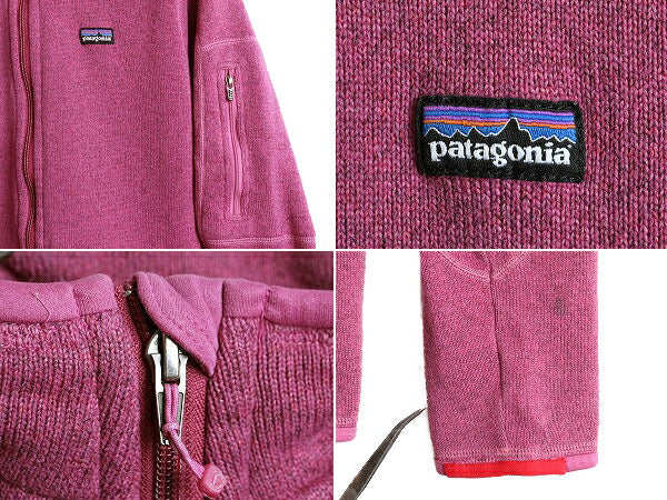 13年製 ■ パタゴニア ベターセーター ジャケット レディース M 古着 Patagonia フリース アウトドア ジャンパー フルジップ ニット 杢 紫