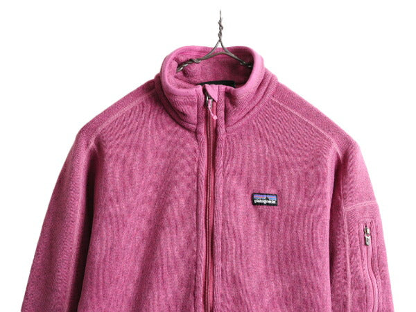 13年製 ■ パタゴニア ベターセーター ジャケット レディース M 古着 Patagonia フリース アウトドア ジャンパー フルジップ ニット 杢 紫