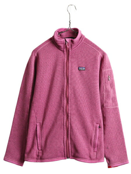 13年製 ■ パタゴニア ベターセーター ジャケット レディース M 古着 Patagonia フリース アウトドア ジャンパー フルジップ ニット 杢 紫
