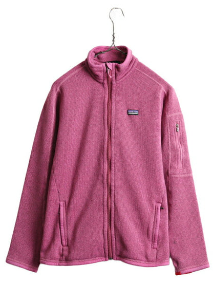 13年製 ■ パタゴニア ベターセーター ジャケット レディース M 古着 Patagonia フリース アウトドア ジャンパー フルジップ ニット 杢 紫