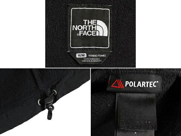 ■ ノースフェイス デナリ ジャケット レディース M / 古着 The North Face DENALI アウトドア フリース ナイロン ジャンパー ブルゾン 黒