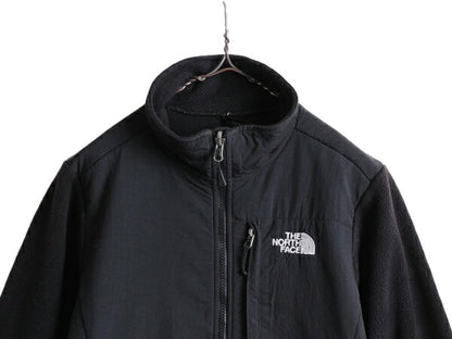 ■ ノースフェイス デナリ ジャケット レディース M / 古着 The North Face DENALI アウトドア フリース ナイロン ジャンパー ブルゾン 黒