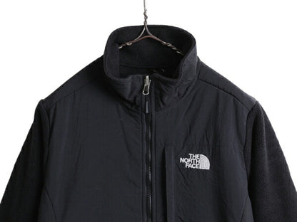 ■ ノースフェイス デナリ ジャケット レディース M / 古着 The North Face DENALI アウトドア フリース ブルゾン ナイロン ジャンパー 黒