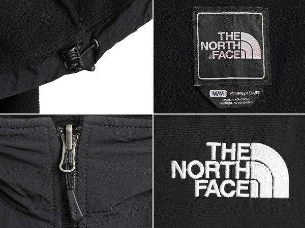 ■ ノースフェイス デナリ ジャケット レディース M / 古着 The North Face DENALI アウトドア フリース ジャンパー ナイロン ブルゾン 黒
