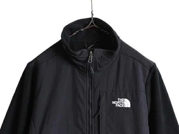 ■ ノースフェイス デナリ ジャケット レディース M / 古着 The North Face DENALI アウトドア フリース ジャンパー ナイロン ブルゾン 黒