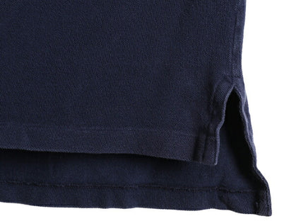 ビッグポニー ■ ポロ ラルフローレン 鹿の子 半袖 ポロシャツ ( メンズ S ) POLO 半袖シャツ ポニー刺繍 ラガーシャツ タイプ ラグビー 紺