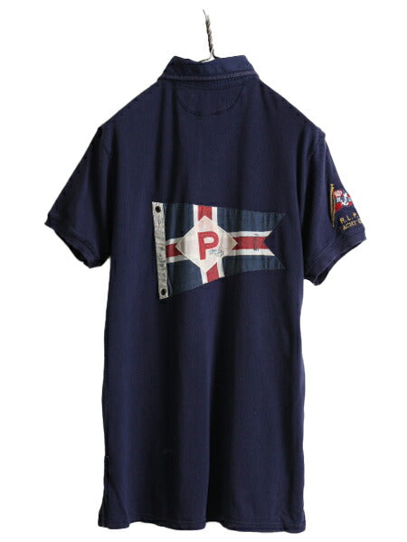 ビッグポニー ■ ポロ ラルフローレン 鹿の子 半袖 ポロシャツ メンズ L POLO 半袖シャツ ラガー シャツ タイプ ラグビー カスタムフィット
