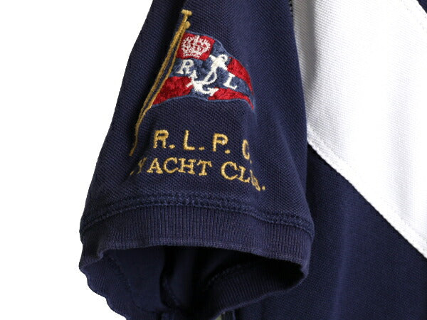 ビッグポニー ■ ポロ ラルフローレン 鹿の子 半袖 ポロシャツ メンズ L POLO 半袖シャツ ラガー シャツ タイプ ラグビー カスタムフィット