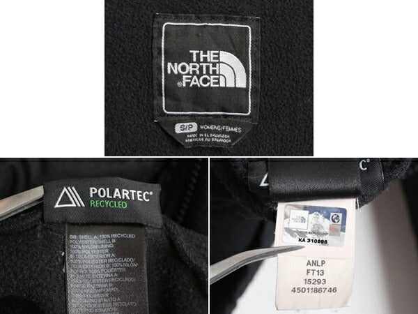 ノースフェイス デナリ ジャケット レディース S / The North Face DENALI アウトドア フリース ブルゾン ナイロン ブラック ジャンパー 黒