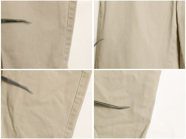00s ポロ ラルフローレン チノ パンツ メンズ 32 32 / オールド PRESTON PANT コットン スラックス ノータック ストレート アーミー タイプ