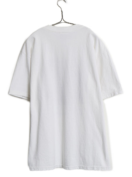 00s ★ ピカソ パロディ ジョーク イラスト プリント Tシャツ メンズ L / オールド アート 芸術 絵画 ビール メッセージ ヘビーウェイト 白