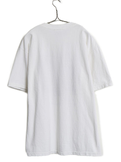 00s ★ ピカソ パロディ ジョーク イラスト プリント Tシャツ メンズ L / オールド アート 芸術 絵画 ビール メッセージ ヘビーウェイト 白