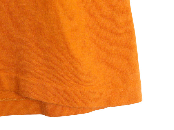 60s 70s ★ ヘインズ ラグラン ポケット Tシャツ メンズ M 小さめ S / ヴィンテージ 半袖Tシャツ シングルステッチ 無地 オレンジ ブランク