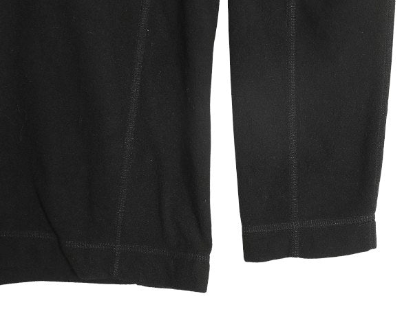 パタゴニア マイクロD ハーフジップ フリース プルオーバー メンズ L 19年製 アウトドア ロンT 長袖 Tシャツ ハイネック トップス ブラック