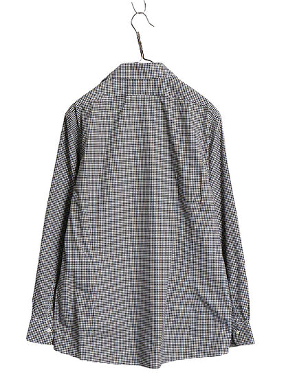 ブルックスブラザーズ ギンガム チェック 長袖 シャツ メンズ L MILANO FIT ストレッチ スーピマ コットン ポケット付き ノーアイロン 細身