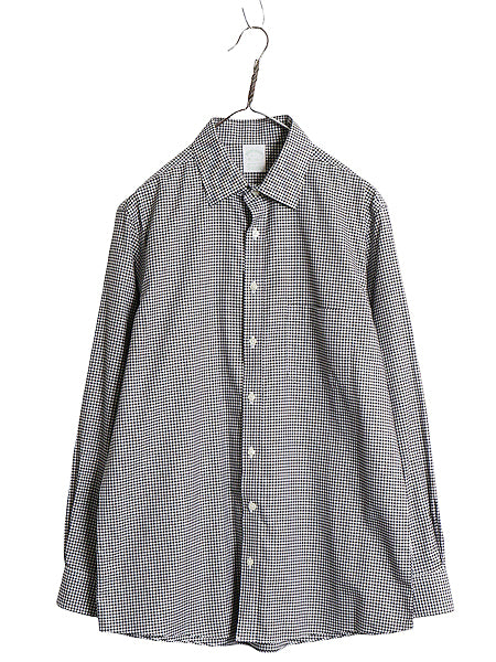 ブルックスブラザーズ ギンガム チェック 長袖 シャツ メンズ L MILANO FIT ストレッチ スーピマ コットン ポケット付き ノーアイロン 細身