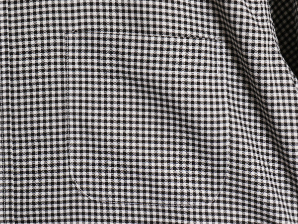 ブルックスブラザーズ ギンガム チェック 長袖 シャツ メンズ L MILANO FIT ストレッチ スーピマ コットン ポケット付き ノーアイロン 細身