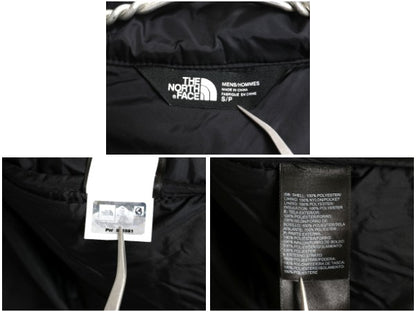 ノースフェイス 中綿 ナイロン ジャケット メンズ S 古着 アウトドア フルジップ ブルゾン ハイネック キルティング ワンポイント ブラック