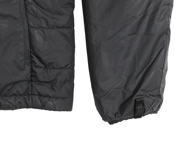 ノースフェイス 中綿 ナイロン ジャケット メンズ S 古着 アウトドア フルジップ ブルゾン ハイネック キルティング ワンポイント ブラック